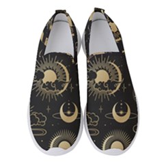 Star Colorful Christmas Abstract Women s Slip On Sneakers by Apen