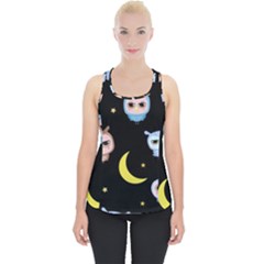 Cute Art Print Pattern Piece Up Tank Top by Apen