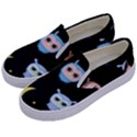 Cute Art Print Pattern Kids  Canvas Slip Ons View2