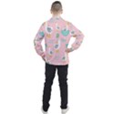 Cute Owl Doodles With Moon Star Seamless Pattern Men s Half Zip Pullover View2