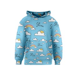 Sky Pattern Kids  Pullover Hoodie by Apen