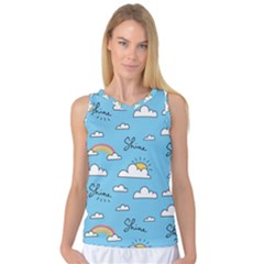 Sky Pattern Women s Basketball Tank Top by Apen