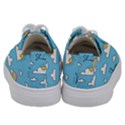 Sky Pattern Kids  Low Top Canvas Sneakers View4