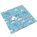 Sky Pattern Wooden Puzzle Square View3