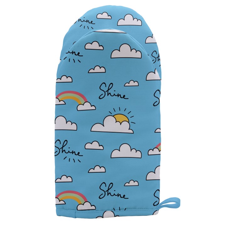 Sky Pattern Microwave Oven Glove