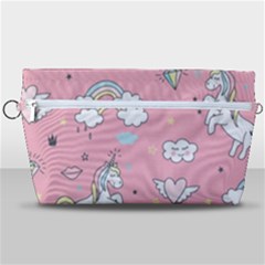 Cute Unicorn Seamless Pattern Handbag Organizer by Apen