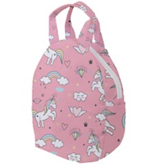 Cute Unicorn Seamless Pattern Travel Backpack