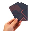 Gradient Geometric Shapes Dark Background Design Playing Cards Single Design (Rectangle) with Custom Box View3