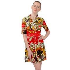 Garden Lover Belted Shirt Dress by TShirt44