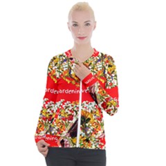 Garden Lover Casual Zip Up Jacket by TShirt44