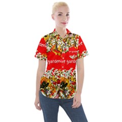 Garden Lover Women s Short Sleeve Pocket Shirt