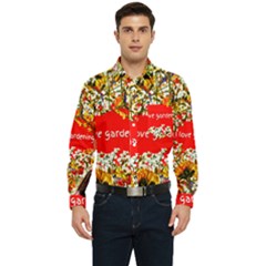 Garden Lover Men s Long Sleeve Pocket Shirt  by TShirt44