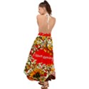 Garden Lover Backless Maxi Beach Dress View2