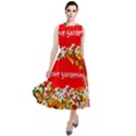 Garden Lover Round Neck Boho Dress View1