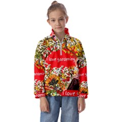 Garden Lover Kids  Half Zip Hoodie