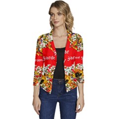 Garden Lover Women s Casual 3/4 Sleeve Spring Jacket by TShirt44