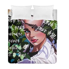 Love Quotes Design Duvet Cover Double Side (full/ Double Size)