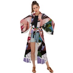 Love Quotes Design Maxi Kimono by TShirt44