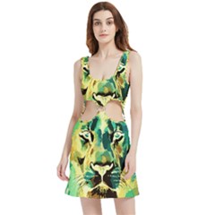 Love The Tiger Velour Cutout Dress by TShirt44