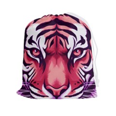 Tiger Design Drawstring Pouch (2xl)