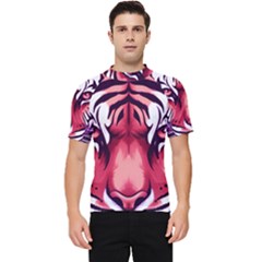 Tiger Design Men s Short Sleeve Rash Guard