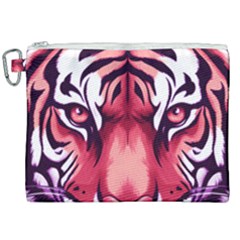 Tiger Design Canvas Cosmetic Bag (xxl)