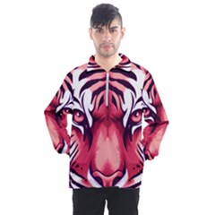 Tiger Design Men s Half Zip Pullover by TShirt44