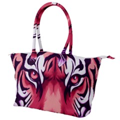 Tiger Design Canvas Shoulder Bag by TShirt44