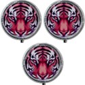 Tiger Design Mini Round Pill Box (Pack of 3) View1