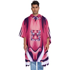 Tiger Design Men s Hooded Rain Ponchos by TShirt44