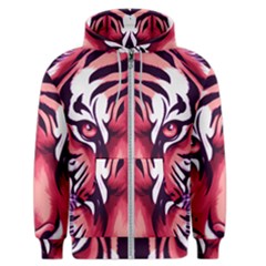 Love The Tiger Men s Zipper Hoodie by TShirt44