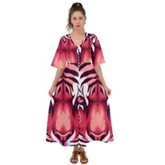 Love The Tiger Kimono Sleeve Boho Dress by TShirt44