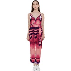 Love The Tiger V-neck Camisole Jumpsuit by TShirt44