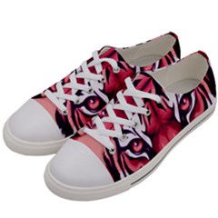 Tiger Design Women s Low Top Canvas Sneakers by TShirt44