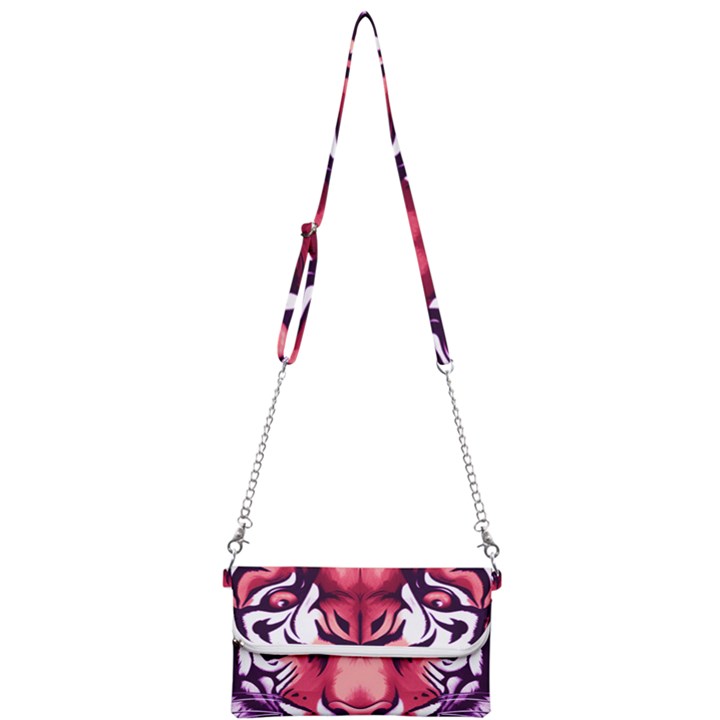 Tiger Design Mini Crossbody Handbag