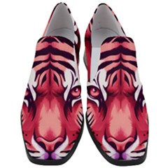 Tiger Design Women Slip On Heel Loafers by TShirt44