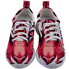 Tiger Design Kids Athletic Shoes by TShirt44