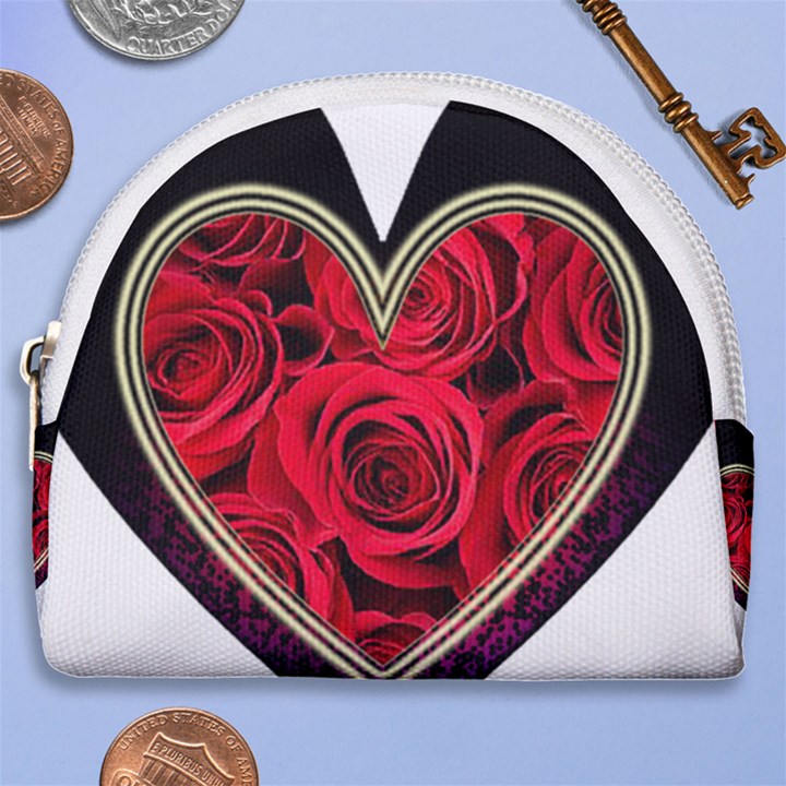 Love Design Horseshoe Style Canvas Pouch