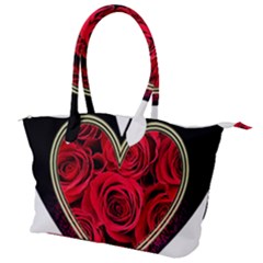 Love Design Canvas Shoulder Bag by TShirt44