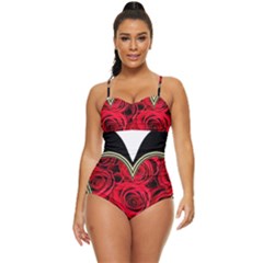 Love Design Retro Full Coverage Swimsuit by TShirt44