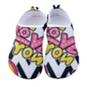 Vector Romantic Love Seamless Pattern Kids  Sock-Style Water Shoes View1