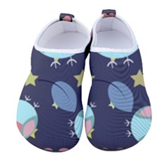 Owl Stars Pattern Background Kids  Sock-style Water Shoes by Apen