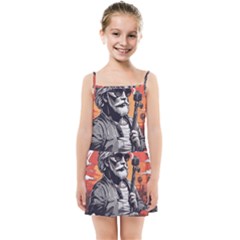 Ai Generator T Hirt Design Kids  Summer Sun Dress by Shahriya