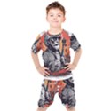 ai generator t hirt design Kids  T-Shirt and Shorts Set View1