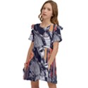 ai generator t hirt design Kids  Frilly Sleeves Pocket Dress View3