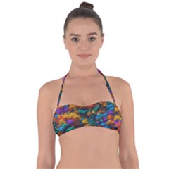 Color-for-a-line Tie Back Bikini Top by aline