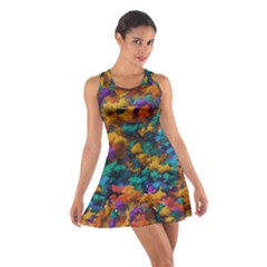 Color-for-a-line Cotton Racerback Dress by aline