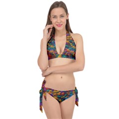 Color-for-a-line Tie It Up Bikini Set by aline