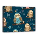 Seamless Pattern Owls Dreaming Canvas 16  x 12  (Stretched) View1