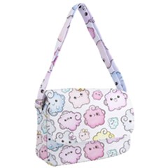 Cute Doodle Cartoon Seamless Pattern Courier Bag by Apen